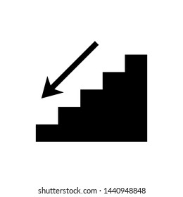 Stairs Symbol Icon Vector Design Illustration