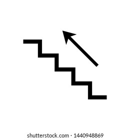 Stairs Symbol Icon Vector Design Illustration