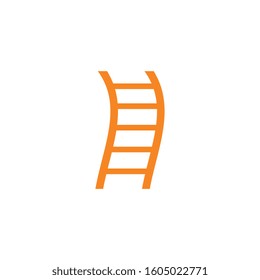 stairs symbol logo design, vector icon illustration