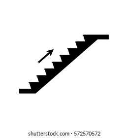 Stairs to the top icon