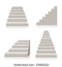 Stairs Vector. 