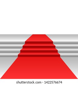 Stairs vector design illustration isolated on white background