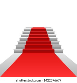 Stairs vector design illustration isolated on white background