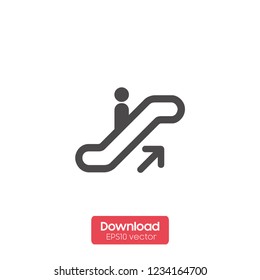 stairs vector icon
