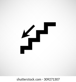  stairs - vector icon