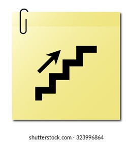  stairs - vector icon