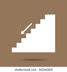 stairs - vector icon