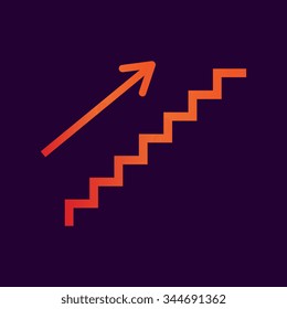 stairs - vector icon