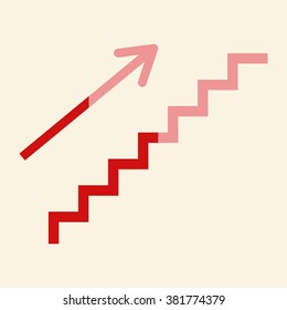 stairs - vector icon