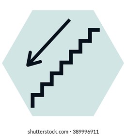 stairs - vector icon
