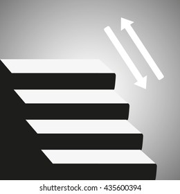 stairs, vector icon