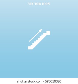 Stairs vector  icon.