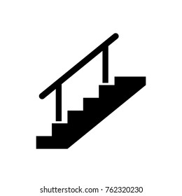 Stairs Vector Icon.