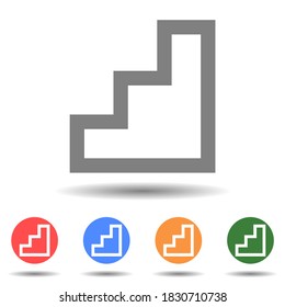 Coloca el icono vectorial aislado