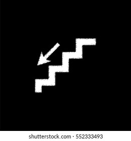 11,358 Walking down stairs icon Images, Stock Photos & Vectors ...