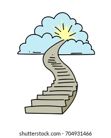Stairway to heaven cartoon