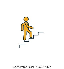 Stairway Up icon. Simple element from shopping center sign icons collection. Creative Stairway Up icon ui, ux, apps, software and infographics.