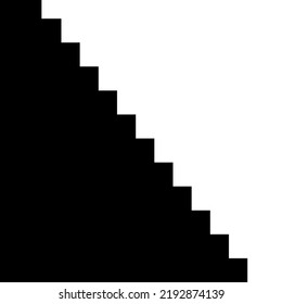 stairway to the sky vector illustration