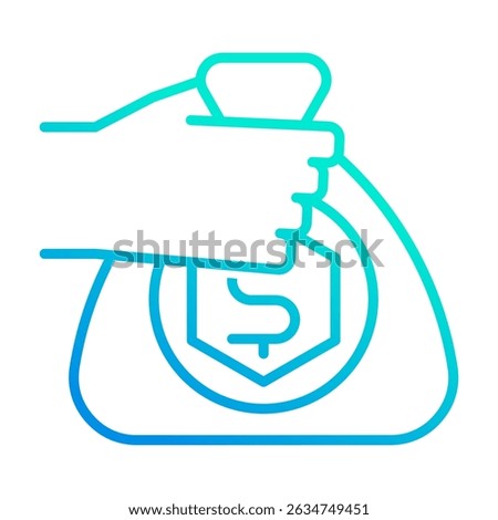 Stake Icon Element For Design