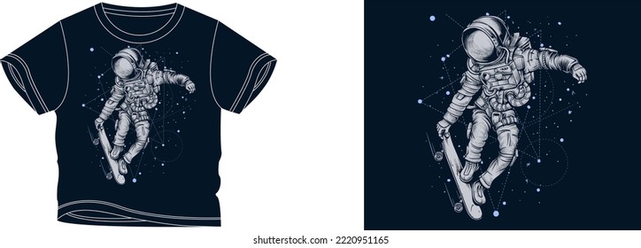 Stake in space t-shirt design background color is a dark blue and t-shirt color is a dark blue beautiful color and beautiful design