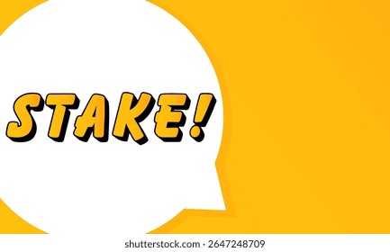 Atire a bolha de fala. Contorno arrojado, forma de estilo cômico, fundo vibrante, elemento de diálogo, comunicação visual, layout de anúncio, realce de mensagem, modelo para interação.