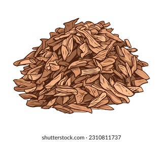 staked dry leaf isolated icon isolated