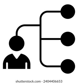 Stakeholder Alignment Icon line vector illustration