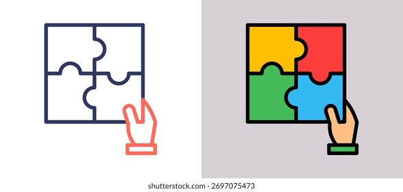 Stakeholder Engagement Icon multistyle Vector Illustration