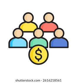 Stakeholder Icon Element For Design