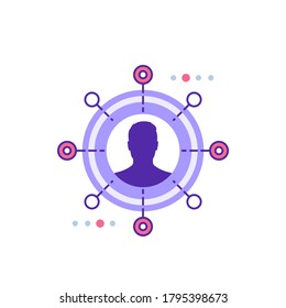 stakeholder or investor vector icon