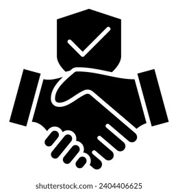 Stakeholder Trust Icon line vector illustration