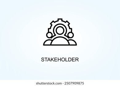 Stakeholder Vector Or Logo Sign Symbol Illustration