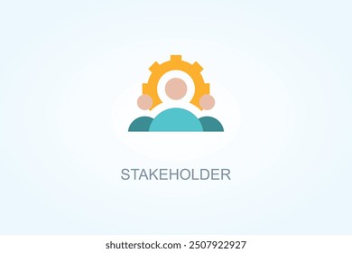 Ilustración De Símbolo De Signo De Vector O Logotipo De La Parte Interesada