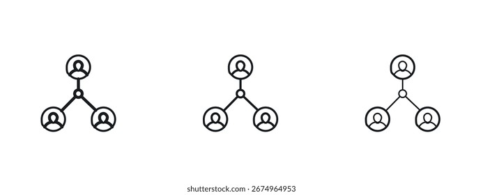 Stakeholders icon vector illustration eps. Vector outline illustrations