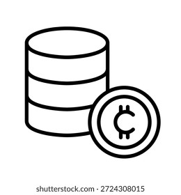 Ilustração do vetor do ícone de contorno de distorção