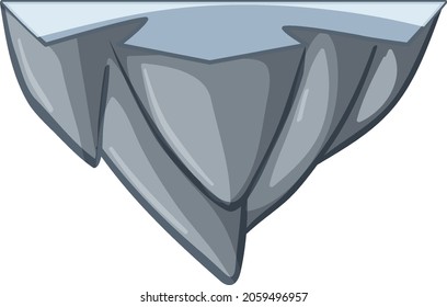 Stalactite stalagmite in cartoon style illustration