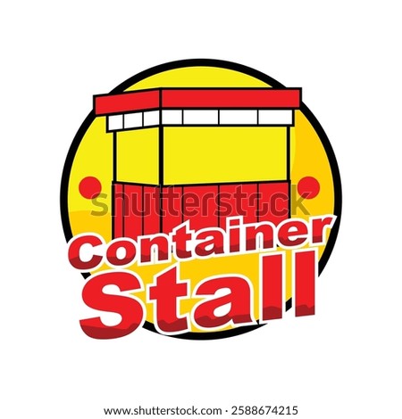 stall logo with red and yellow main color. 