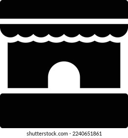 stall Vector illustration on a transparent background. Premium quality symmbols. Glyphs vector icons for concept and graphic design. 
