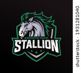 Stallion Mascot Esports Vector Illustration
