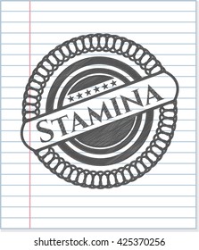 Estamina con lápices