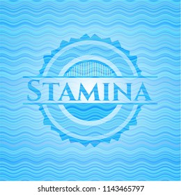 Stamina water representation badge background.