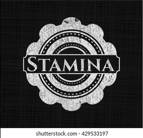 Stamina written on a blackboard