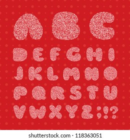 Stamp alphabet