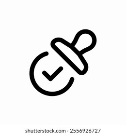 stamp approve check mark icon sign vector