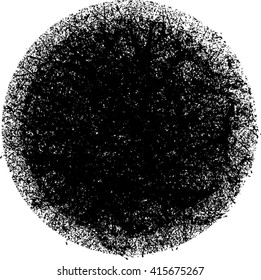Stamp Circle Shape Vector.
