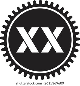 stamp with a cross, a guarantee seal icon
