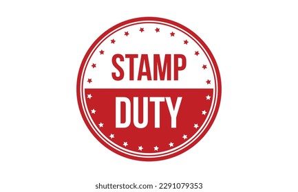 Stamp Duty Rubber Stamp Seal Vector