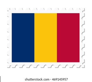stamp flag chad
