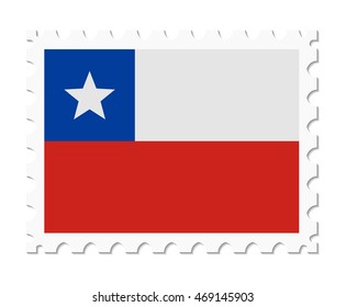 stamp flag chile