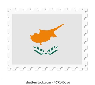 stamp flag cyprus